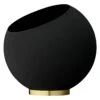 AYTM Globe Flower Pot Ø60 Cm, Black 1 AYTM Globe Flower Pot Ø60 Cm, Black -Sagaform Shop aytm globe flower pot black 5 1