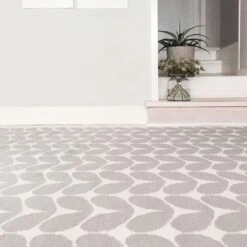 Karin Rug Concrete, 70x200 Cm -Sagaform Shop brita sweden karin rug grey 2