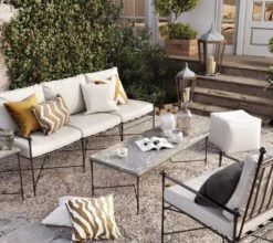 Ikat Sema Cushion 40x60 Cm Outdoor, Shitake / Off-white -Sagaform Shop chhatwal jonsson ikat sema cushion 40x60 cm outdoor 5