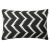 Ikat Sema Outdoor Cushion 40x60 Cm, Black -Sagaform Shop chhatwal jonsson ikat sema outd cushion 40x60 cm apricot or off wt 3