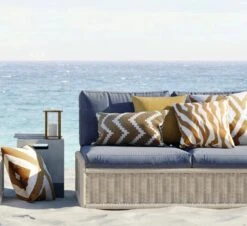 Impal Cushion Outdoor 50x50 Cm, Beige / Off-white -Sagaform Shop chhatwal jonsson impal cushion outdoor 6