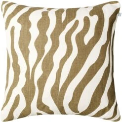 Zebra Cushion 50x50 Cm Outdoor, Shitake / Off-white