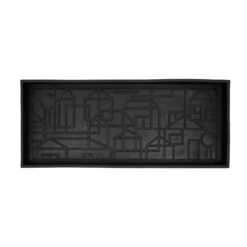 Dixie Rubber Boot Tray Doormat 85x36 Cm, City