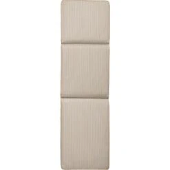 Narrow Stripe Sunbed Cushion 50x186 Cm, Beige