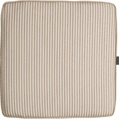 Narrow Stripe Cushion 45x45 Cm, Beige