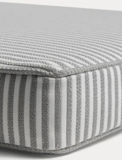 Narrow Stripe Cushion 45x45 Cm, Grey -Sagaform Shop diyti narrow stripe cushion 45x45 cm 1