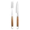 Dorre BBQ Set Fork & Knife, Acacia Wood 1 Dorre BBQ Set Fork & Knife, Acacia Wood -Sagaform Shop dorre bbq set fork knife acacia wood 0
