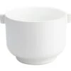 Ernst Flower Pot With Handle, D19,5 H15, White Sand -Sagaform Shop ernst flower pot with handle d195 h225 white sand 3