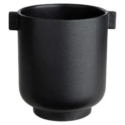 Ernst Pot With Ears H18 Cm, Black