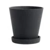 Hay Flowerpot With Saucer Black, Ø14 Cm M 2 Hay Flowerpot With Saucer Black, Ø14 Cm M -Sagaform Shop hay flowerpot with saucer black 7