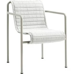 Hay Palissade Cushion Quilted Dining Armchair, Sky Grey -Sagaform Shop hay palissade cushion quilted dining armchair 11