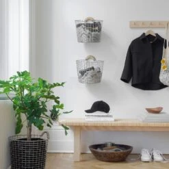 Korbo Bin 16 Basket, Galvanized -Sagaform Shop korbo bin 16 basket 1 1