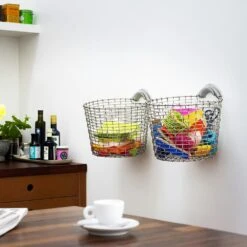 Korbo Bin 16 Basket, Galvanized -Sagaform Shop korbo bin 16 basket 3 1