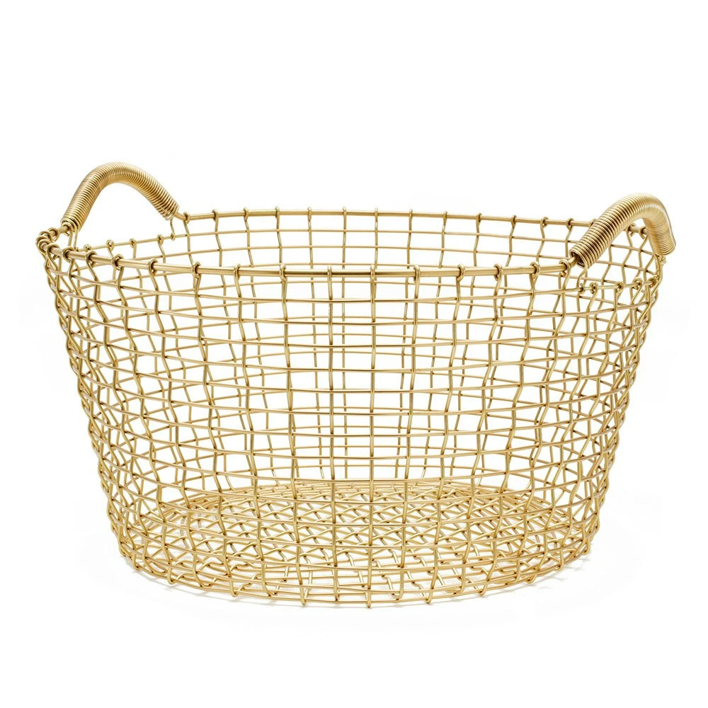 Korbo Classic 35 Basket, Brass 3 Korbo Classic 35 Basket, Brass