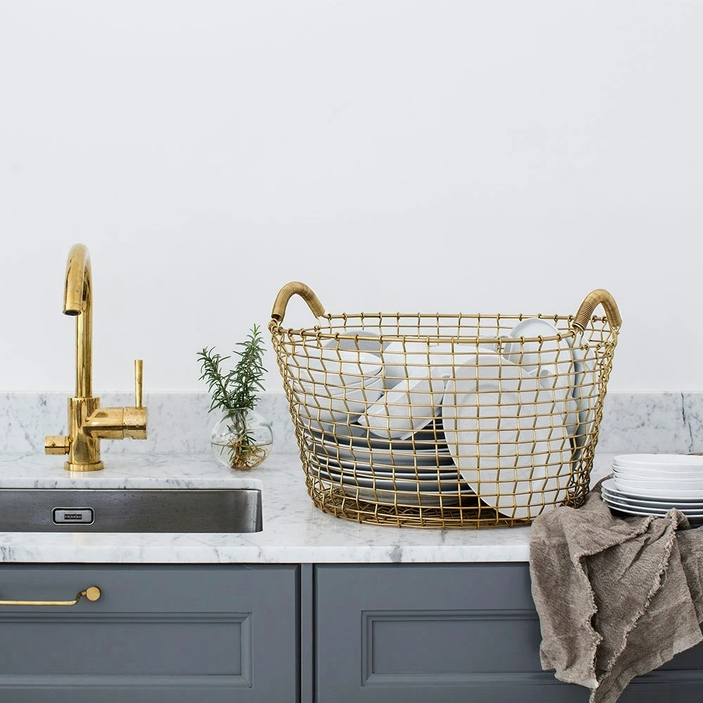 Korbo Classic 35 Basket, Brass 5 Korbo Classic 35 Basket, Brass - Image 3