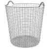 Korbo Classic 65 Basket, Galvanized -Sagaform Shop korbo classic basket galvanized 15