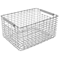 Korbo Rectangular 19 Basket, Galvanised