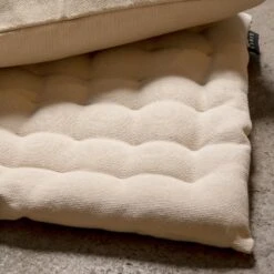 Pepper Seat Cushion 40x40 Cm, Creamy Beige -Sagaform Shop linum pepper seat cushion 40x40 cm 44