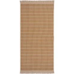 Marimekko Pieni Tiiliskivi Towel Hamam Brown / Off-white, 70x150 Cm