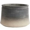 Muubs Kanji Decorative Pot Low Grey, 27 Cm 2 Muubs Kanji Decorative Pot Low Grey, 27 Cm -Sagaform Shop muubs kanji pot low grey 2