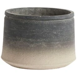 Muubs Kanji Pot Low Grey, 21 Cm