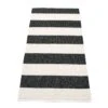 Bob Rug 70x200 Cm, Black/Vanilla -Sagaform Shop pappelina bob rug black vanilla 5