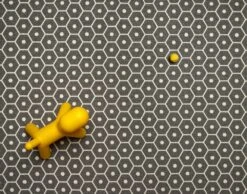 Honey Rug 70x100 Cm, Warm Grey/Vanilla -Sagaform Shop pappelina honey rug warm grey vanilla 4