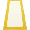 Ilda Rug 70x180 Cm, Mustard / Vanilla -Sagaform Shop pappelina ilda rug 2