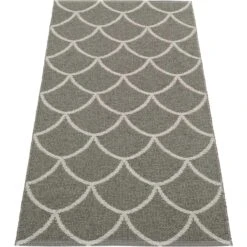 Kotte Rug Charcoal/ Warm Grey, 70x150 Cm