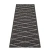 Max Rug 70x320 Cm, Black/Vanilla -Sagaform Shop pappelina max rug black vanilla 6