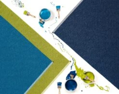 Mono Rug 60x150cm, Dark Blue/Denim -Sagaform Shop pappelina mono rug dark blue denim 4