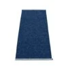 Mono Rug 60x150cm, Dark Blue/Denim -Sagaform Shop pappelina mono rug dark blue denim 8