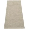 Mono Rug 60x150 Cm, Dark Linen/Linen -Sagaform Shop pappelina mono rug dark linen linen 6