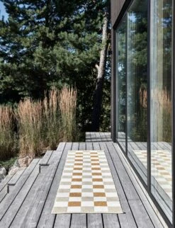 Pix Rug Beige / Vanilla / Ochre, 70x160 Cm -Sagaform Shop pappelina pix rug beige vanilla ochre 3 1