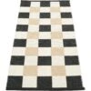 Pix Rug Black / Vanilla / Beige, 70x160 Cm -Sagaform Shop pappelina pix rug black vanilla beige 3