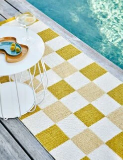 Pix Rug Mustard / Vanilla / Pale Yellow, 70x240 Cm -Sagaform Shop pappelina pix rug mustard vanilla pale yellow 0 2