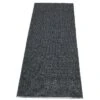 Svea Rug Black Metallic/Black, 70x240 Cm -Sagaform Shop pappelina svea rug black metallic black 11