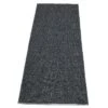 Svea Rug Black Metallic/Black, 70x400 Cm -Sagaform Shop pappelina svea rug black metallic black 13