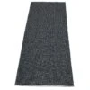 Svea Rug Black Metallic/Black, 70x90 Cm -Sagaform Shop pappelina svea rug black metallic black 9