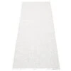Svea Rug White Metallic/White, 70x160 Cm -Sagaform Shop pappelina svea rug white metallic white 6