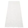 Svea Rug White Metallic/White, 70x240 Cm -Sagaform Shop pappelina svea rug white metallic white 7