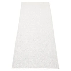 Svea Rug White Metallic/White, 70x400 Cm