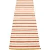 Teo Rug Brick Red / Beige / Vanilla, 70x240 Cm -Sagaform Shop pappelina teo rug brick red beige vanilla 2