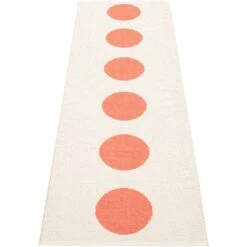 Vera Rug Flamingo / Vanilla, 70x225 Cm -Sagaform Shop pappelina vera rug flamingo vanilla 4