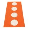 Vera Rug 70x150 Cm, Orange/Vanilla -Sagaform Shop pappelina vera rug orange vanilla 5