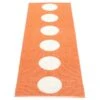 Vera Rug 70x300 Cm, Orange/Vanilla -Sagaform Shop pappelina vera rug orange vanilla 7
