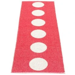 Vera Rug 70x225 Cm, Red/Vanilla