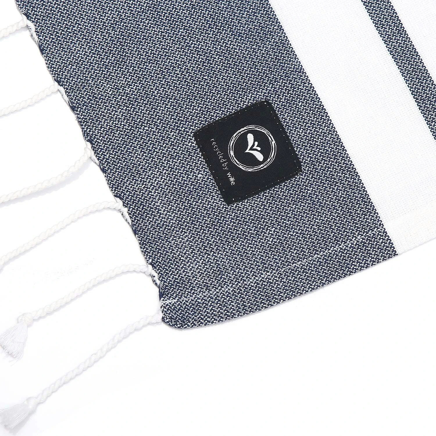 Alma Hamam Bath Sheet 80x180 Cm, Blue 5 Alma Hamam Bath Sheet 80x180 Cm, Blue - Image 3