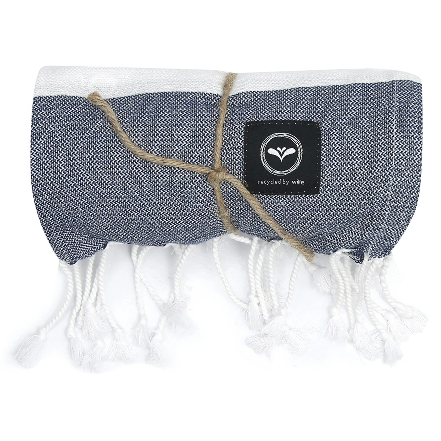 Alma Hamam Bath Sheet 80x180 Cm, Blue 4 Alma Hamam Bath Sheet 80x180 Cm, Blue - Image 2