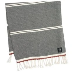 Amasra Hamam Bath Sheet 90x190 Cm, Dark Grey